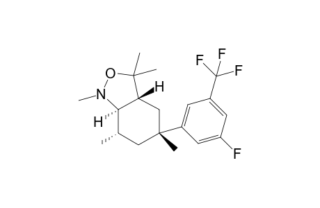 rac-(3aR,5R,7S,7aR)-5-(3-fluoro-5-(trifluoromethyl)phenyl)-1,3,3,5,7-pentamethyloctahydroBenzo[c]isoxazole
