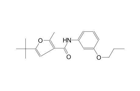 5-tert-butyl-2-methyl-N-(3-propoxyphenyl)-3-furamide