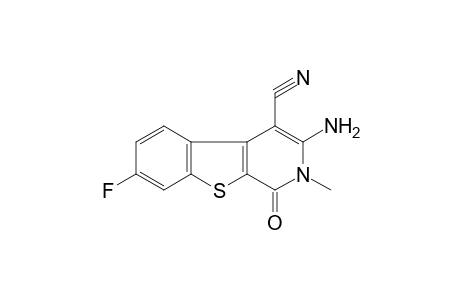 Pyrido[3,4-b]benzothiophene-4-carbonitrile, 1,2-dihydro-3-amino-7-fluoro-2-methyl-1-oxo-