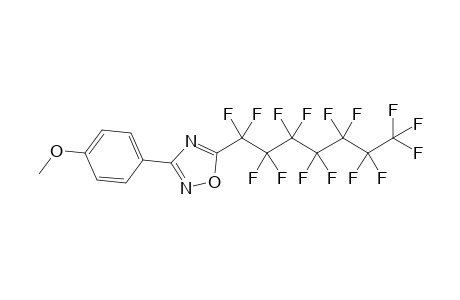 3-(p-Methoxyphenyl)-5-perfluoroheptyl-1,2,4-oxadiazole