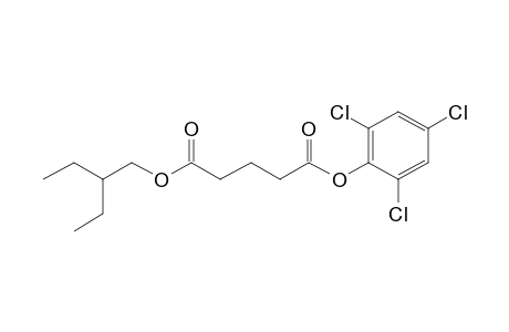 Glutaric acid, 2,4,6-trichlorophenyl 2-ethylbutyl ester