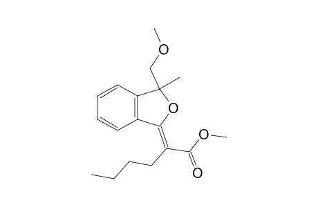 (Z)-3-[(2-Butyl-2-methoxycarbonyl)methylene]-1-meth-oxymethyl-1-methyl-3H-isobenzofuran