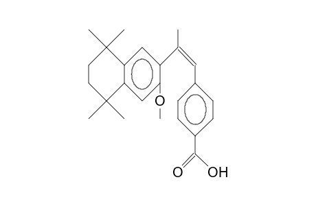 1-(E)-(4-Carboxy-phenyl)-2-(5,5,8,8-tetramethyl-3-methoxy-2-tetralinyl)-propene
