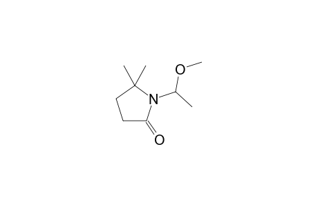 1-(1-Methoxyethyl)-5,5-dimethylpyrrolidin-2-one