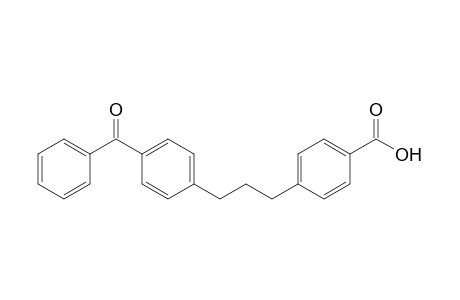 4-[3-(4-benzoylphenyl)propyl]benzoic acid