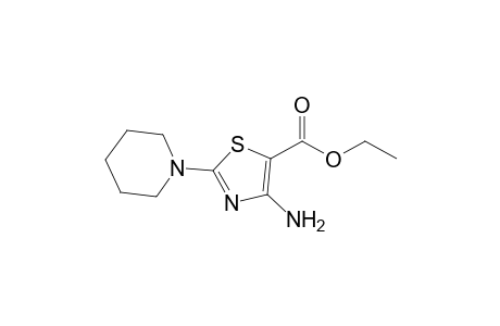 Ethyl 4-amino-2-(1-piperidinyl)-1,3-thiazole-5-carboxylate