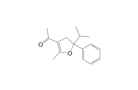 3-Acetyl-5-isopropyl-2-methyl-5-phenyl-4,5-dihydrofuran