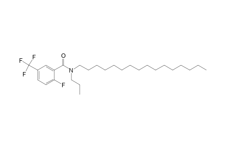 Benzamide, 2-fluoro-5-trifluoromethyl-N-propyl-N-hexadecyl-