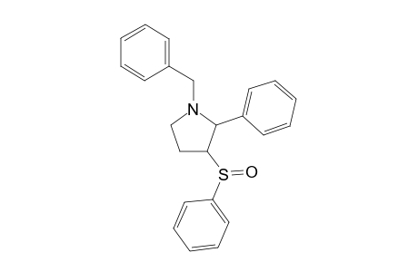 1-Benzyl-2-phenyl-3-(phenylsulfinyl)pyrrolidine