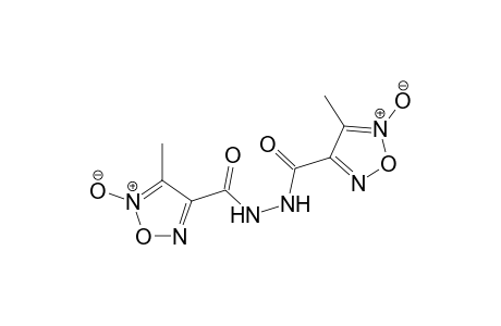 1,2-Bis[4(3)-methyl-furoxano-3(4)-yl-carbonyl]hydrazine