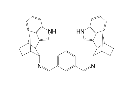 N,N-bis{[3-(exo)-Indol-3'-yl]-N,N-dipropylbicyclo[2.2.1]hept-2-(endo)-yl}-benzene-1,3-dimethanimine