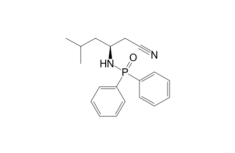 (S)-1-Cyano-2-(diphenylphosphinamido)-4-methylpentane