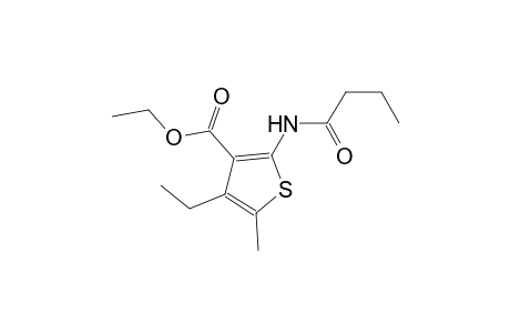 ethyl 2-(butyrylamino)-4-ethyl-5-methyl-3-thiophenecarboxylate