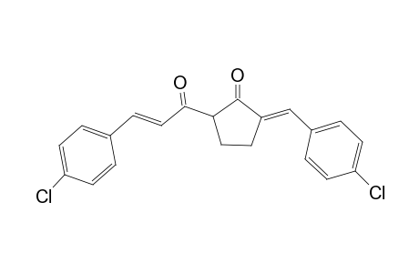 2-[(E)-3-(4-Chlorophenyl)acryloyl]-5-[1-(4-chlorophenyl)-meth-(E)-ylidene]-cyclopentanone
