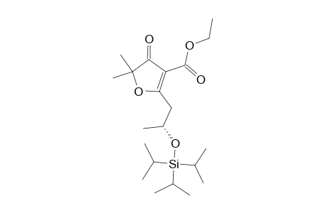 ETHYL-(R)-[5,5-DIMETHYL-4-OXO-2-[2-(TRIISOPROPYLSILOXY)-PROPYL]-4,5-DIHYDROFURAN-3-YL]-CARBOXYLATE