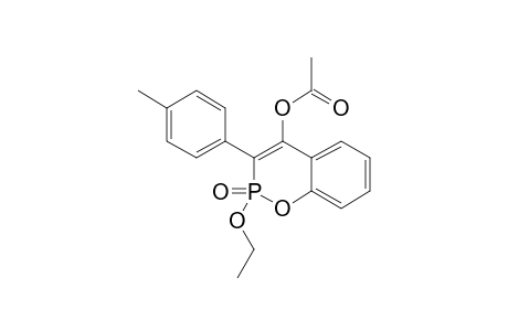 acetic acid [8-ethoxy-8-keto-9-(4-methylphenyl)-7-oxa-8$l^{5}-phosphabicyclo[4.4.0]deca-1,3,5,9-tetraen-10-yl] ester