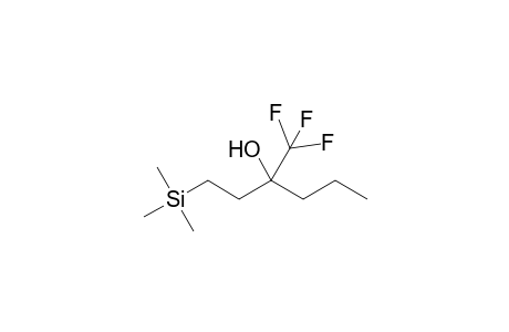 3-(Trifluoromethyl)-1-(trimethylsilyl)hexan-3-ol