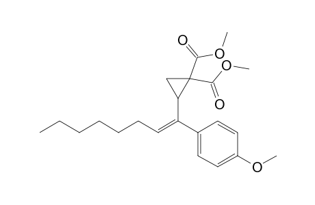 1,1-Bis(methoxycarbonyl)-2-[1'-(4''-methoxyphenyl)oct-1'-enyl]cyclopropane