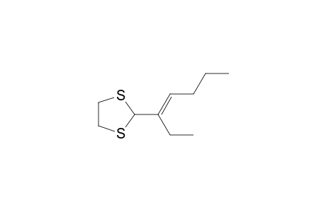 1,3-Dithiolane, 2-(1-ethyl-1-pentenyl)-