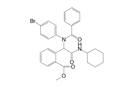 Methyl 2-(1-(N-(4-bromophenyl)benzamido)-2-(cyclohexylamino)-2-oxoethyl)benzoate