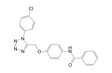 benzamide, N-[4-[[1-(4-chlorophenyl)-1H-tetrazol-5-yl]methoxy]phenyl]-