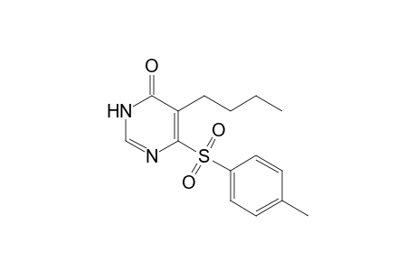 5-Butyl-6-(p-toluenesulphonyl)pyrimidin-4(3H)-one