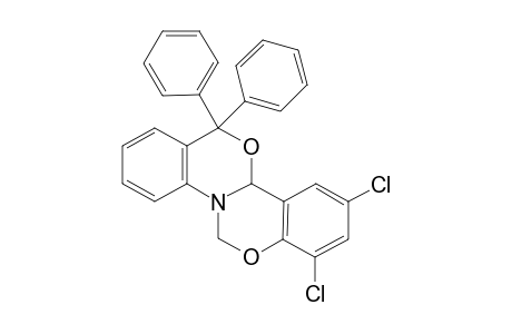 11bH,13H-[1,3]Benzoxazino[3,4-a][3,1]benzoxazine, 8,10-dichloro-13,13-diphenyl-