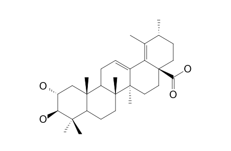 2-ALPHA,3-ALPHA-DIHYDROXY-URSA-12,18-DIEN-17-CARBONIC_ACID