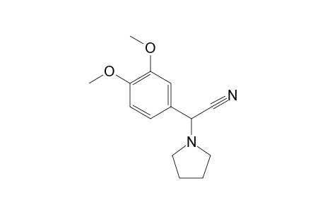 2-(3,4-Dimethoxyphenyl)-2-(pyrrolidin-1-yl)acetonitrile