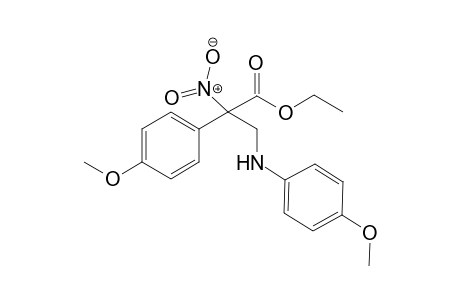Ethyl 2-(4-methoxyphenyl)-3-(4-methoxyphenylamino)-2-nitropropanoate