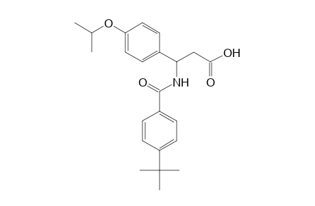 3-[(4-tert-butylbenzoyl)amino]-3-(4-isopropoxyphenyl)propanoic acid