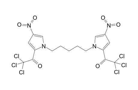 1,1'-(1,5-Pentylidene)-2,2'-bis(trichloroacetyl-4,4'dinitrobis(pyrrole)