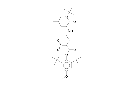 tert-Butyl 2-([4-(2,6-ditert-butyl-4-methoxyphenoxy)-3-nitro-4-oxobutyl]amino)-4-methylpentanoate