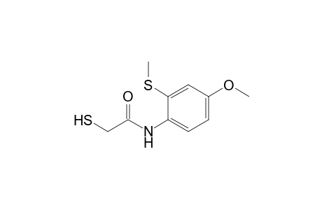 2-Mercapto-N-[4-methoxy-2-(methylthio)phenyl]ethanamide