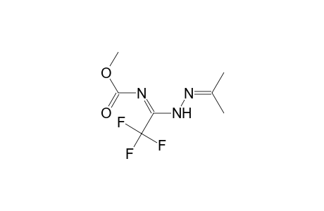 (NZ)-N-[2,2,2-trifluoro-1-(2-propan-2-ylidenehydrazinyl)ethylidene]carbamic acid methyl ester