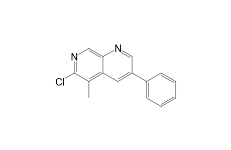 6-Chloranyl-5-methyl-3-phenyl-1,7-naphthyridine