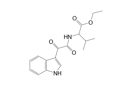 N-[(indol-3-yl)glyoxyloyl]valine, ethyl ester