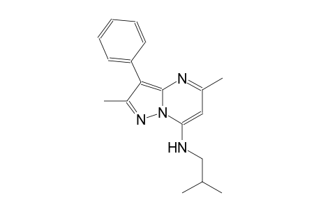 N-isobutyl-2,5-dimethyl-3-phenylpyrazolo[1,5-a]pyrimidin-7-amine