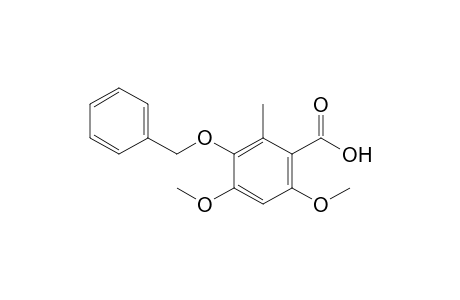 3-Benzyloxy-4,6-dimethoxy-2-methylbenzoic acid