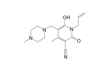 1,2-Dihydropyridine-3-carbonitrile, 1-allyl-6-hydroxy-4-methyl-5-(4-methylpiperazin-1-ylmethyl)-2-oxo-