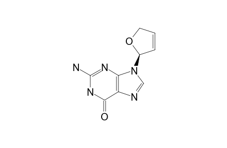 (+/-)-N(9)-(1-OXA-3-CYCLOPENTEN-2-YL)-GUANINE
