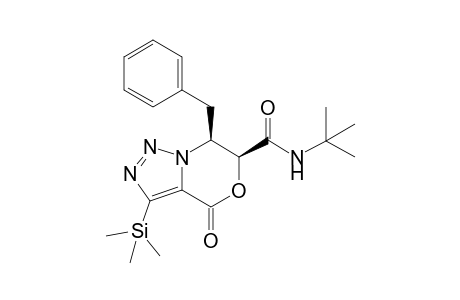 (6S,7S)-7-benzyl-N-(tert-butyl)-4-oxo-3-(trimethylsilyl)-6,7-dihydro-4H-[1,2,3]triazolo[5,1-c][1,4]oxazine-6-carboxamide