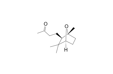 4-((1R*,2R*,4S*)-1,3,3-trimethyl-7-oxa-bicyclo[2.2.1]heptan-2-yl)butan-2-one