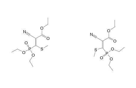 ETHYL-2-CYANO-3-METHYLTHIO-3-(DIETHOXYPHOSPHONYL)-ACRYLATE