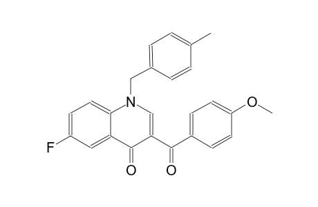 4(1H)-quinolinone, 6-fluoro-3-(4-methoxybenzoyl)-1-[(4-methylphenyl)methyl]-