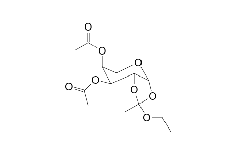 3,4-Di-O-Acetyl-.beta.,L-arabinopyranose-1,2-(ethyl orthoacetate)