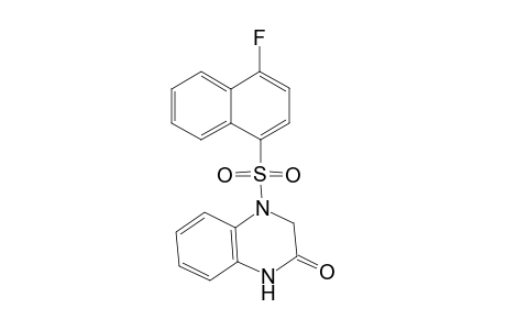 2(1H)-Quinoxalinone, 4-[(4-fluoro-1-naphthalenyl)sulfonyl]-3,4-dihydro-