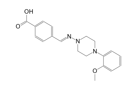 benzoic acid, 4-[(E)-[[4-(2-methoxyphenyl)-1-piperazinyl]imino]methyl]-