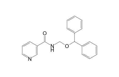 N-[(diphenylmethoxy)methyl]nicotinamide