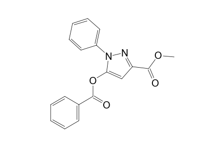 Methyl 5-(benzoyloxy)-1-phenyl-1H-pyrazole-3-carboxylate